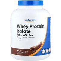 Nutricost, Išrūgų baltymų izoliatas, pieniško šokolado skonio, 5 svarai (2268 g)