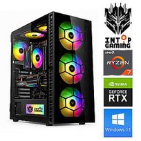 INTOP Ryzen 7 5700X 32GB 1TB SSD M.2 NVME RTX5060Ti 8GB WIN11