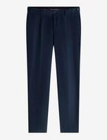 Tommy Hilfiger - Dc Gmd Linen Pants - Klasikinės kelnės - Tamsiai mėlyna