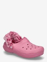 Crocs - Classic Fleece Lined Clog K - Šlepetės ir batai kambariams - Rožinė