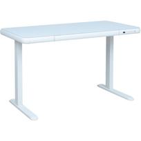 Home4You rašomasis stalas ERGO FIT 18719, 122x62x73,5-118cm, baltas, 1 variklis, 2 pakopų kėlimas, 6 mygtukų skydelis