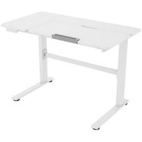 Home4You Vaikų rašomasis stalas ERGO KID 18712, 112x60x56-80cm, 1 variklis, 40kg, 15mm/s, <50dB, 100-240V, baltas
