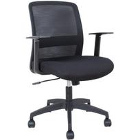 Home4You darbo kėdė FARO 18427, 100 kg, 62 cm, 45-53 cm, supimosi mechanizmas, poliesterio tinklelio atlošas, poliesterio sėdynė