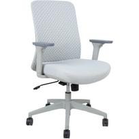 Home4You darbo kėdė SEVERO 18425, 110kg, 48cm, 44-52cm, 3D porankiai, sinchroninis mechanizmas, poliesterio audinys
