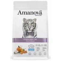 Amanova Sausas maistas katėms DLKAMVKAS0009, 1,5kg, 37% baltymų, 11,5% riebalų, 8% pelenų, 6% ląstelienos, žuvis, sterilizuotoms