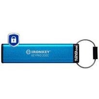 Kingston USB atmintinė IKKP200C/128GB, 128GB, USB Type-C, 280MB/s skaitymas, 200MB/s rašymas, FIPS 140-3 L3, AES-256, IP68