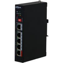 Dahua Tinklo prailgintuvas PFT1500, 1000Mbit/s, 250 m, 5x RJ-45, 4x PoE, 90 W, IEEE 802.3bt, Hi-PoE, metalinis korpusas