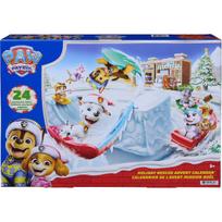 Spin Master Advento kalendorius Paw Patrol 6076493, 24 vnt., 3 m., plastikas, įvairiaspalvis, 10 figūrėlių, 7 transporto priemonės