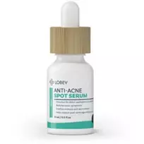 LOBEY Anti-Acne Spot Serum – vietiškai naudojamas serumas nuo spuogų su greitu poveikiu, 15 ml
