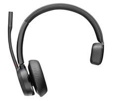 Poly Voyager 4310 77Y95AA Bluetooth mono austiņas Microsoft Teams ar mikrofonu un BT700 USB-C adapteri melnas