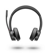 Poly Voyager 4320 76U49AA Bluetooth stereo austiņas ar mikrofonu un BT700 USB-A adapteri melnas