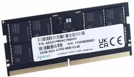 RAM Atmintis Apacer SODIMM DDR5 32GB 4800 MHz CL40 (FS.32G2A.PTH)