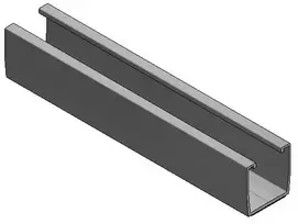 Usorteret Van der Valk – aliumininis trapecinis profilis L=280mm 120-200mm + EPDM