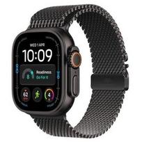 Išmanusis laikrodis Apple Watch Ultra 4 GPS + Cellular, 49 mm titano korpusas, juoda mediolaško apyrankė, dydis M | MJAV4QP/A | 195951216683