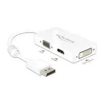 DeLOCK 0.16m DisplayPort/VGA+HDMI+DVI-D