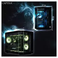 CAPTIVA PC Highend Gaming R90-031 (Ryzen 7 5700X/RTX5070 12GB GDDR7/SSD 1TB/32GB/WLAN/Windows 11 Home 64-bit)