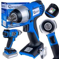 Akumuliatorinis smūginis veržliasukis 18 V, 1/2″, 150 Nm, be akumuliatoriaus GEKO G80609
