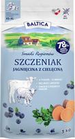 Šunų maistas BALTICA su ėriena ir veršiena jauniems XS/XL, 3 kg
