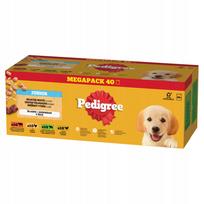Šunų konservai PEDIGREE Junior šuniukams, įvairūs skoniai, 40 x 100 g