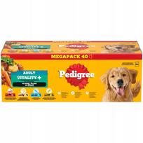 Šunų konservai PEDIGREE Adult Vitality+, įvairių skonių, 40 x 85 g