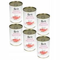 Šunų konservai BRIT MONO PROTEIN su ėriena, 6 x 400 g