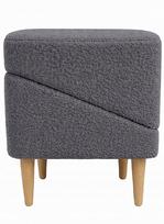 Naminių gyvūnų platforma su rampa LAMB BOUCLE GRAPHITE