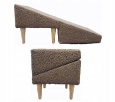 Pufas ir rampa šunims LAMB BOUCLE CHOCOLATE