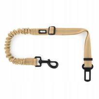Šuns saugos diržas su amortizatoriumi HUGGY DOGGY Lock, rudas