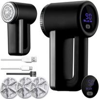 Drabužių pūkų surinkėjas, didelis, 2000 mAh, 3 peiliukai, LED, 3 greičiai