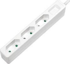LogiLink Normal 3 sockets 1.5m 1xUSB white (LPS229)