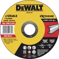 DeWalt metalo šlifavimo diskas EXTREME 125 x 6 x 22.2 mm, DX7941-AE