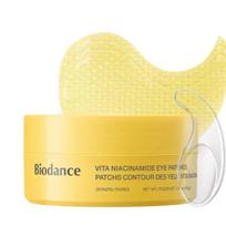 BIODANCE Vita Niacinamide Eye Patches – Skaistinančios hidrogelinės paakių pagalvėlės su niacinamidu, 60 vnt. / 85 g