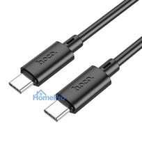 USB cable HOCO X88 "USB-C (Type-C) to USB-C (Type-C)" (60W) 1m black
