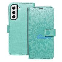 Flip case for Samsung S21 FE Mezzo Book mandala green