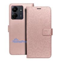 Flip case for Xiaomi Redmi 13C / Poco C65 Mezzo Book mandala rose gold