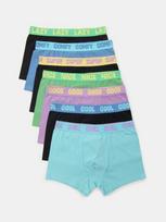 Sinsay - Medvilninės kelnaitės su užrašais 7 porų pakuotė - multicolor