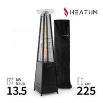 Dujinis šildytuvas palapinei Heatum Atėnė Piramidė Juoda