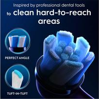 Oral-B iO Ultimate Clean replacement brush heads, 6 pack, black