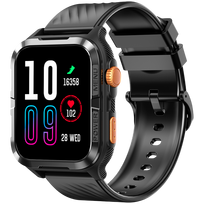 BLACKVIEW W10PRO 1.83 inch G+F 320x280 RAM 480KB+ROM 640KB 600mA Call function GPS Flashlight BT5.3 Black