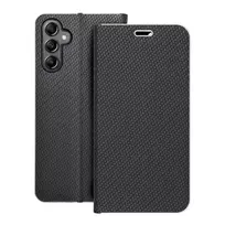 OEM LUNA Book Carbon book type phone case for Samsung Galaxy A14 5G (A146) black