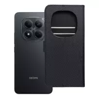 OEM Flip case for Xiaomi Redmi NOTE 15 PRO PLUS 5G 4Card RFID anti-theft tech fabric black