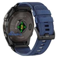 Laikrodžio dirželis - Tech-Protect Nylon Classic Garmin Fenix 47 mm Mėlynas