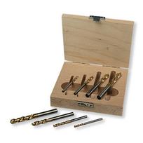 Kairiniai grąžtai TIN 4vnt. 3-7mm DIN 1897 Premium 165389
