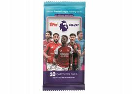 Topps Premier League kolekcinės kortelės vienas pakelis 26/27