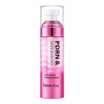 FARMSTAY PDRN & Vitamin Advanced Capsule Serum – Skaistinamasis veido serumas su PDRN ir vitaminais, 55 ml