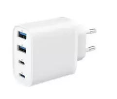 Gembird 4-port 40 W GaN USB PowerDelivery fast charger, White | TA-UC-2A2C-PD40-01-W | 2 x 4 pin USB Type A, 2 x 24 pin USB-C