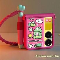 Case for Xiaomi Mix Flip cute  phone cases with stylus pen For Xiaomi Mix Flip black
