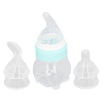 Multifunction Baby Bottle Food Feeder Detachable Infant Feeder for Cereal Baby Food Drinking Water with Spoon
