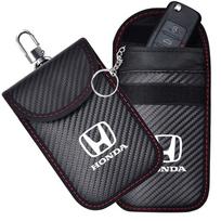 Automobilio rakto dėklas Signalų blokavimo krepšys RFID apsaugos kišenė Honda Civic XR-V CR-Z CRV HRV City Accord Legend Jazz RR VTi Fit gray