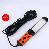 15W 25LED garažo apšvietimas 220V 10m maitinimo kabelio darbo šviesos magnetas, automobilio remonto apžiūros lempa 1500LM statybinė lemputė 100 beads